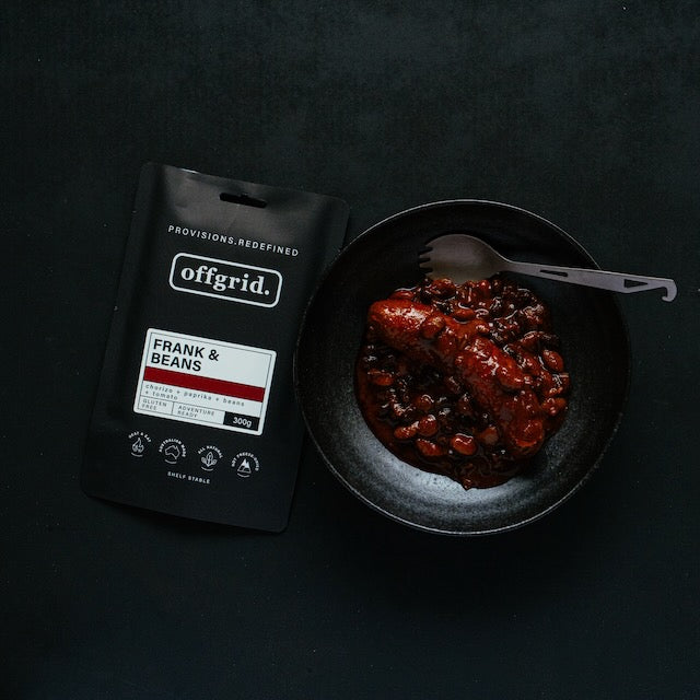 Offgrid frank & beans | heat & eat meal