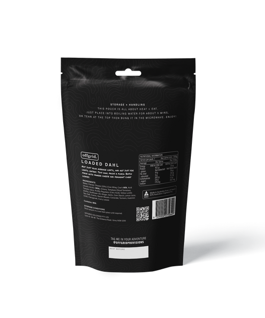 Offgrid loaded dahl | heat & eat meal