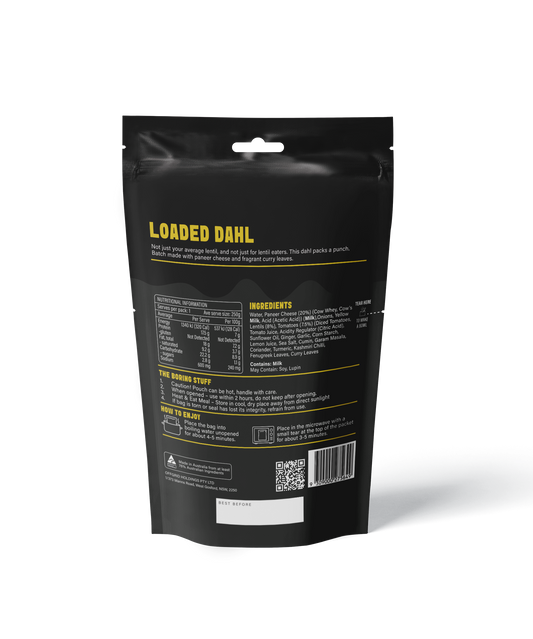 LOADED DAHL - SHELF STABLE MEAL