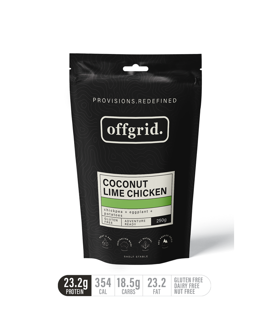 Offgrid coconut lime chicken | heat & eat meal