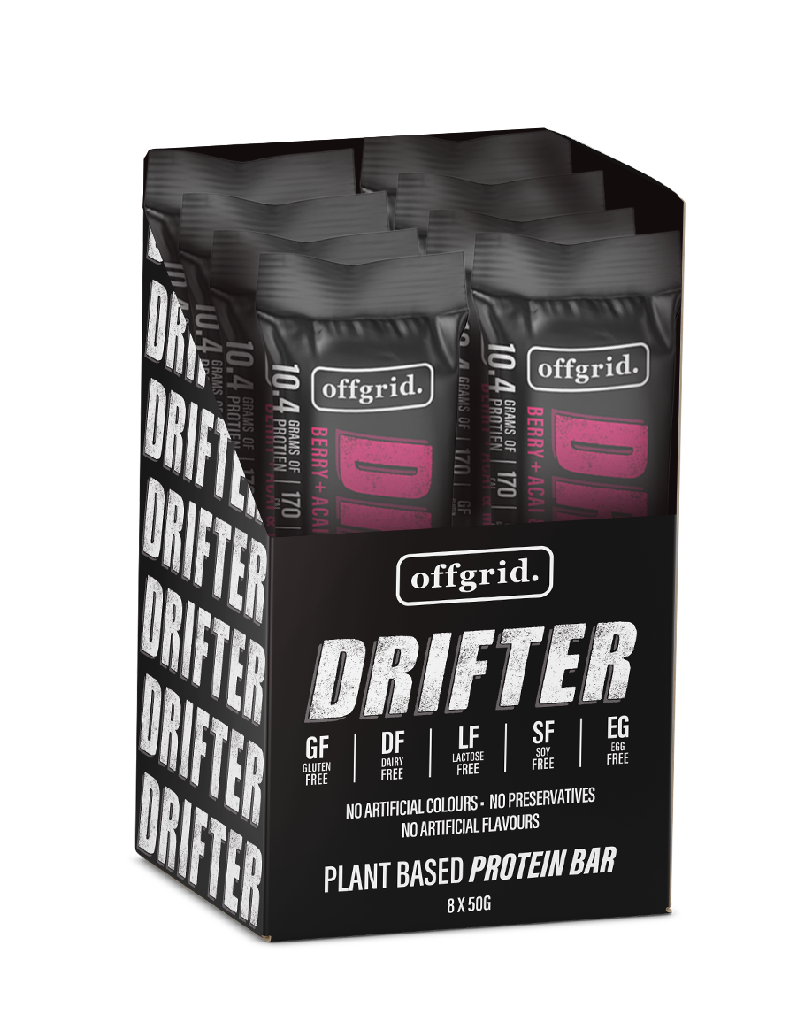 Offgrid drifter plant based protein bars - Box of 8