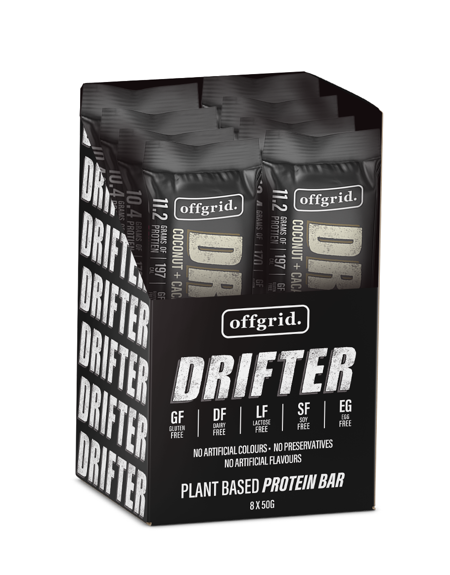 Offgrid drifter plant based protein bars - Box of 8
