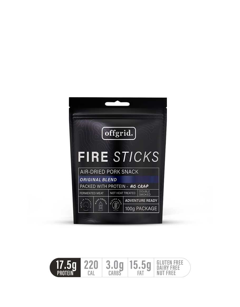 Offgrid wood smoked salami snack original flavour