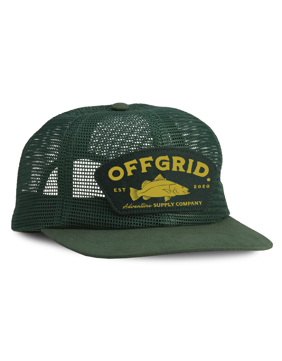 Offgrid felt badge full mesh cap