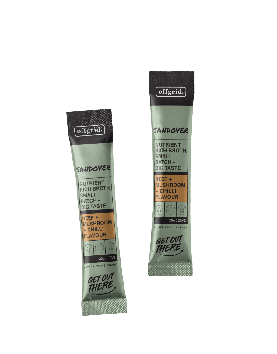 Offgrid sandover nutrient rich broth powder sachets