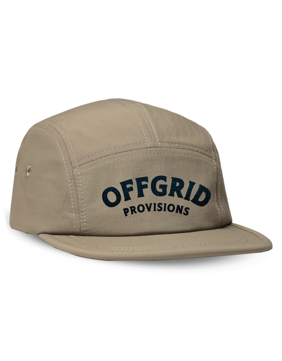 Offgrid tan cotton drill Cap
