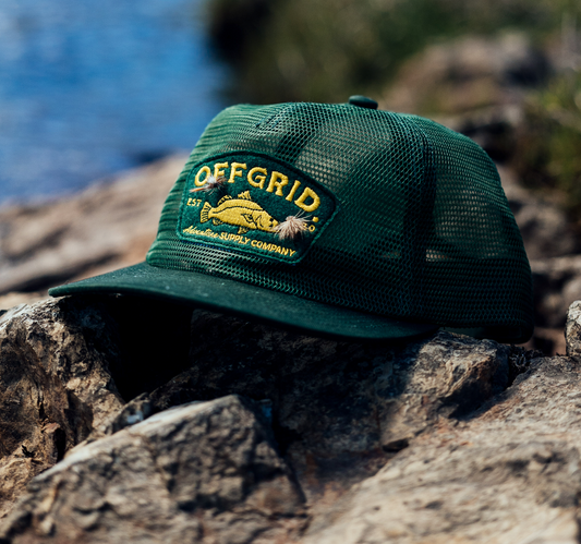 Offgrid felt badge full mesh cap