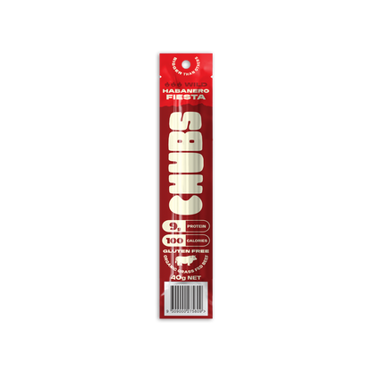 CHUBS HABANERO FIESTA BEEF STICK - 12 PACK - 40gr each