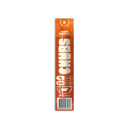 CHUBS BBQ ONION BEEF STICK - 12 PACK - 40gr each