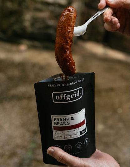 Offgrid frank & beans | heat & eat meal