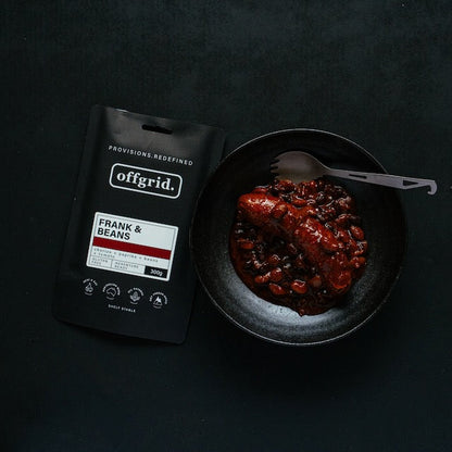 Offgrid frank & beans | heat & eat meal