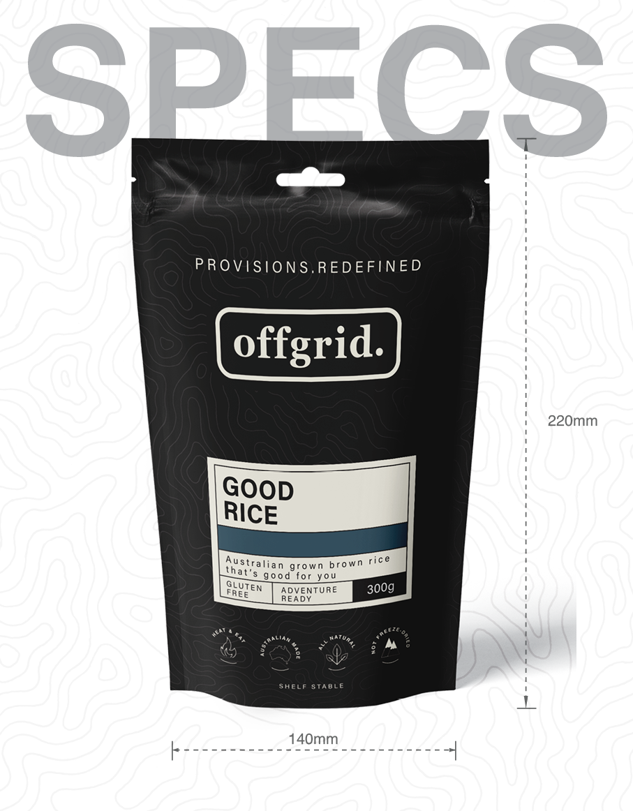 Offgrid good rice | heat & eat meal