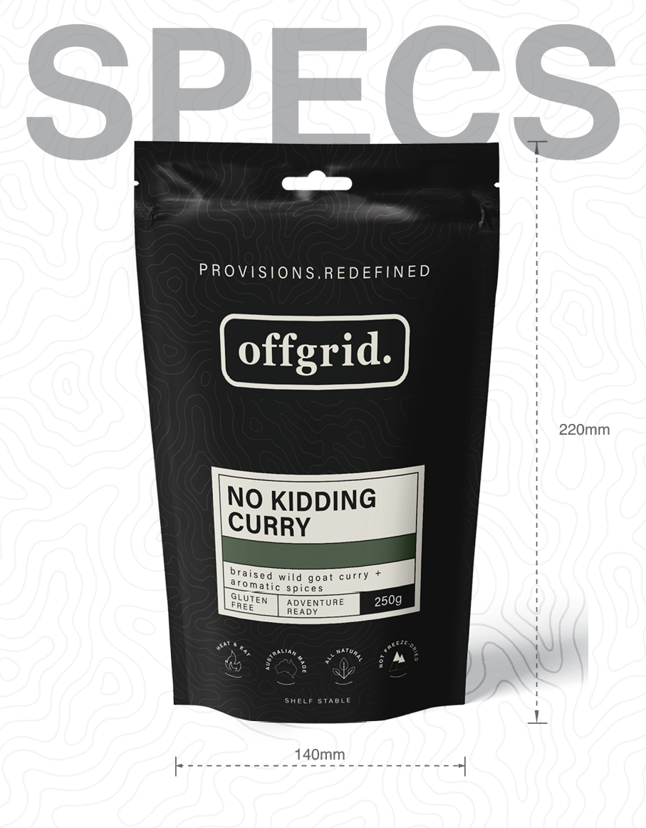 Offgrid no kidding curry | heat & eat meal