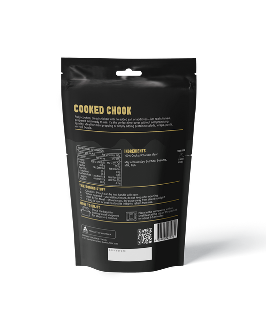 COOKED CHOOK - SHELF STABLE MEAL
