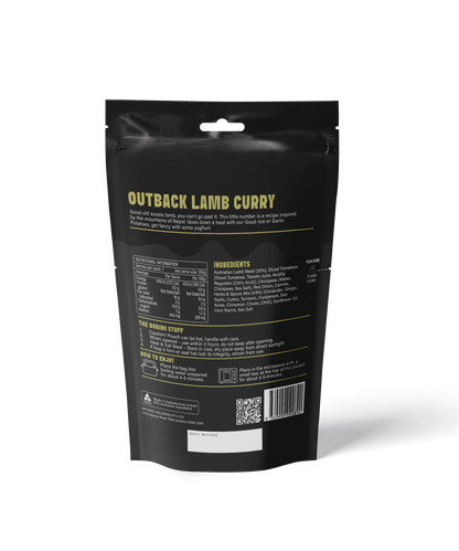 OUTBACK LAMB CURRY - SHELF STABLE MEAL