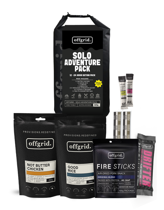 SOLO ADVENTURE PACK + SEA TO SUMMIT DRY BAG