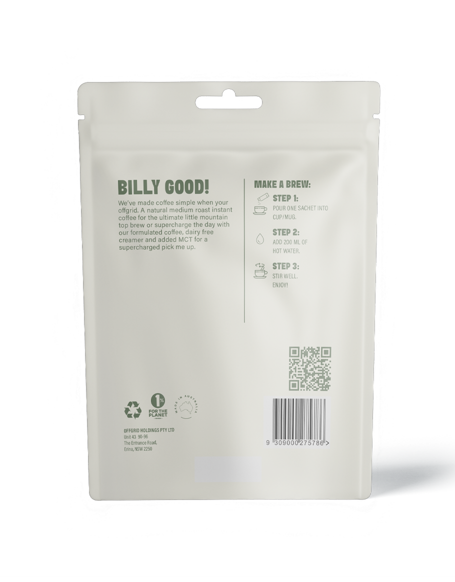 BILLY INSTANT COFFEE - 8 PACK