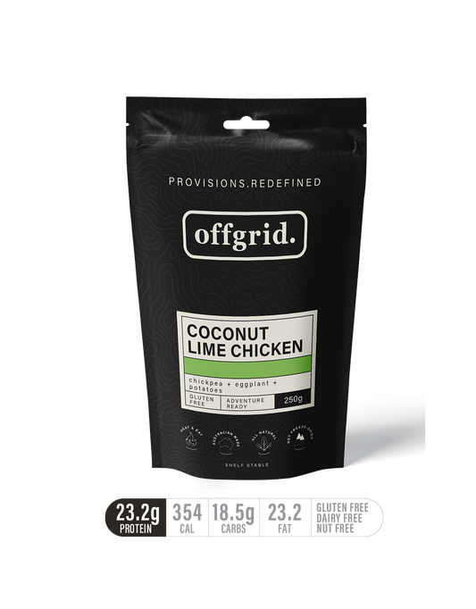 Offgrid coconut lime chicken | heat & eat meal