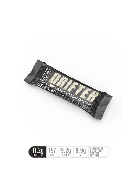 Offgrid drifter plant based protein bars