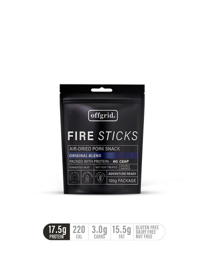 Offgrid wood smoked salami snack original flavour