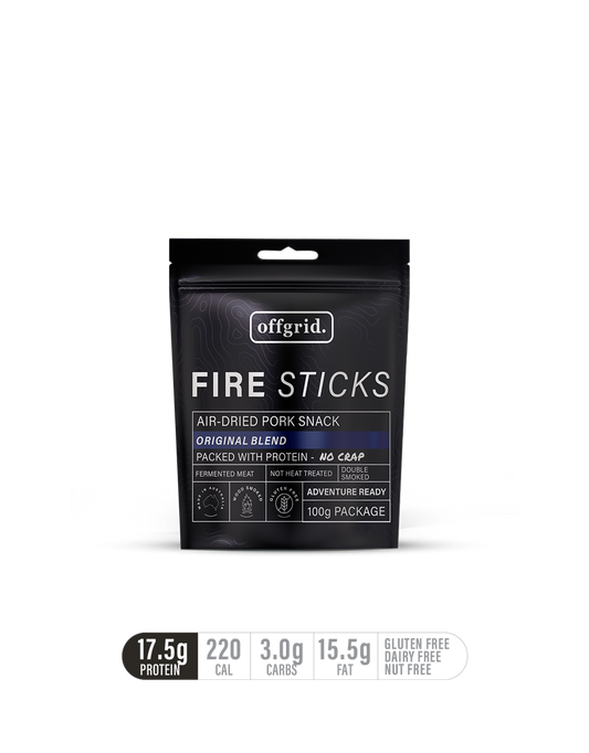 Offgrid wood smoked salami snack original flavour