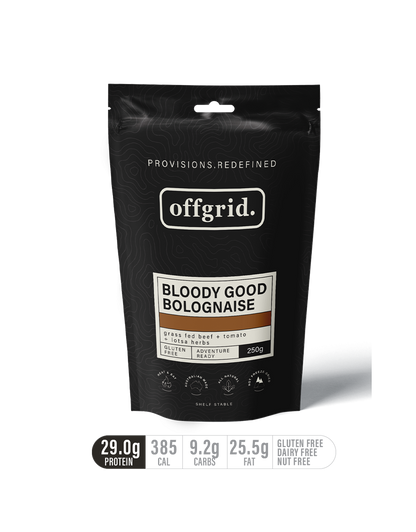 Offgrid Bloody Good Bolognaise | heat & eat meal