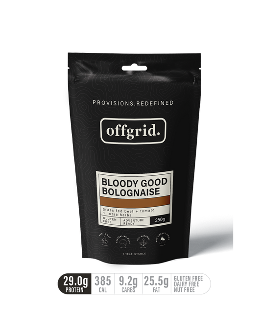 Offgrid Bloody Good Bolognaise | heat & eat meal