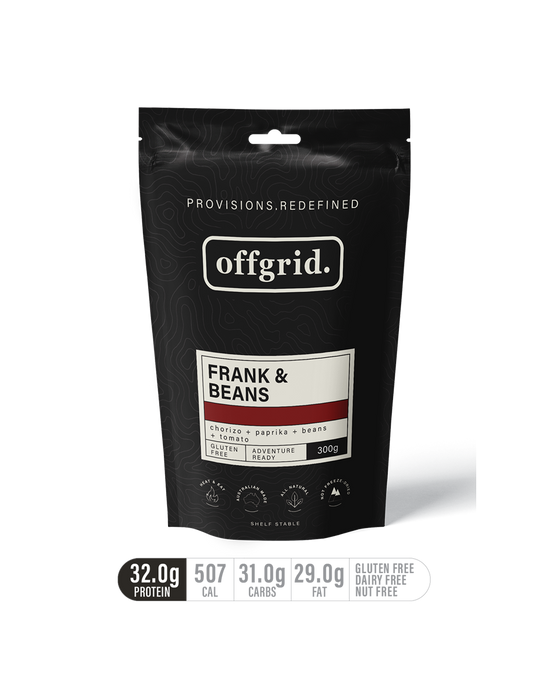 Offgrid frank & beans | heat & eat meal