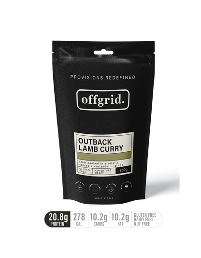 Offgrid Outback Lamb Curry | heat & eat meal